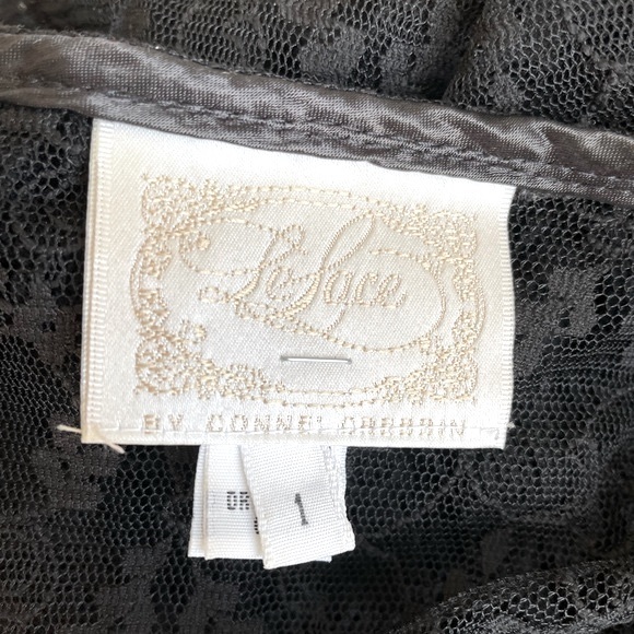 Like New 90’s Mini Babydoll Dress Lace Sheer - Picture 6 of 8